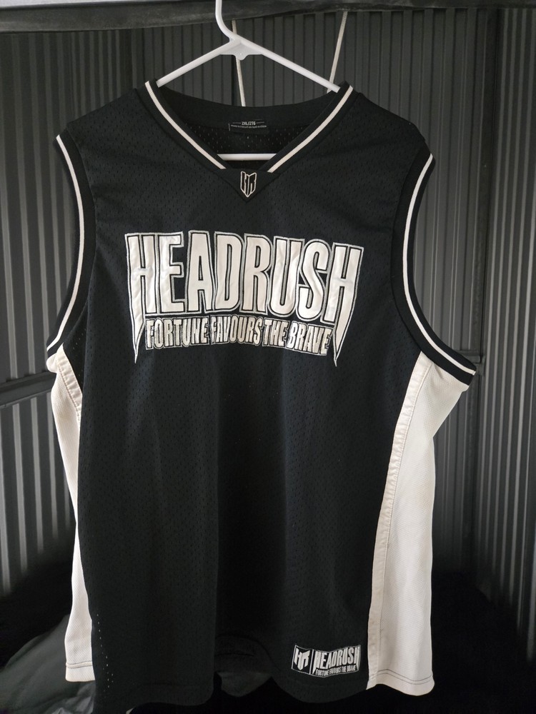 Headrush Mesh Jersey Fortune Favours The Brave 2XL Black MMA