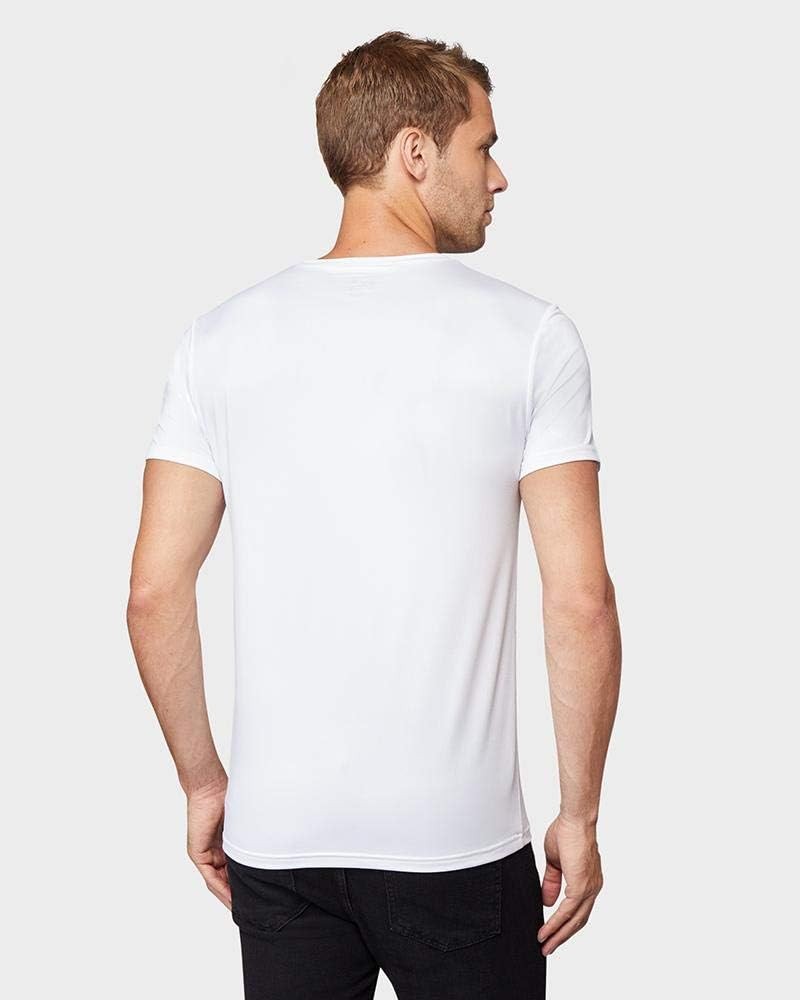 32 Degrees Mens 4 Pack Cool V-Neck T-Shirt | Anti-Odor | Quick Drying | 4-Way St gallery