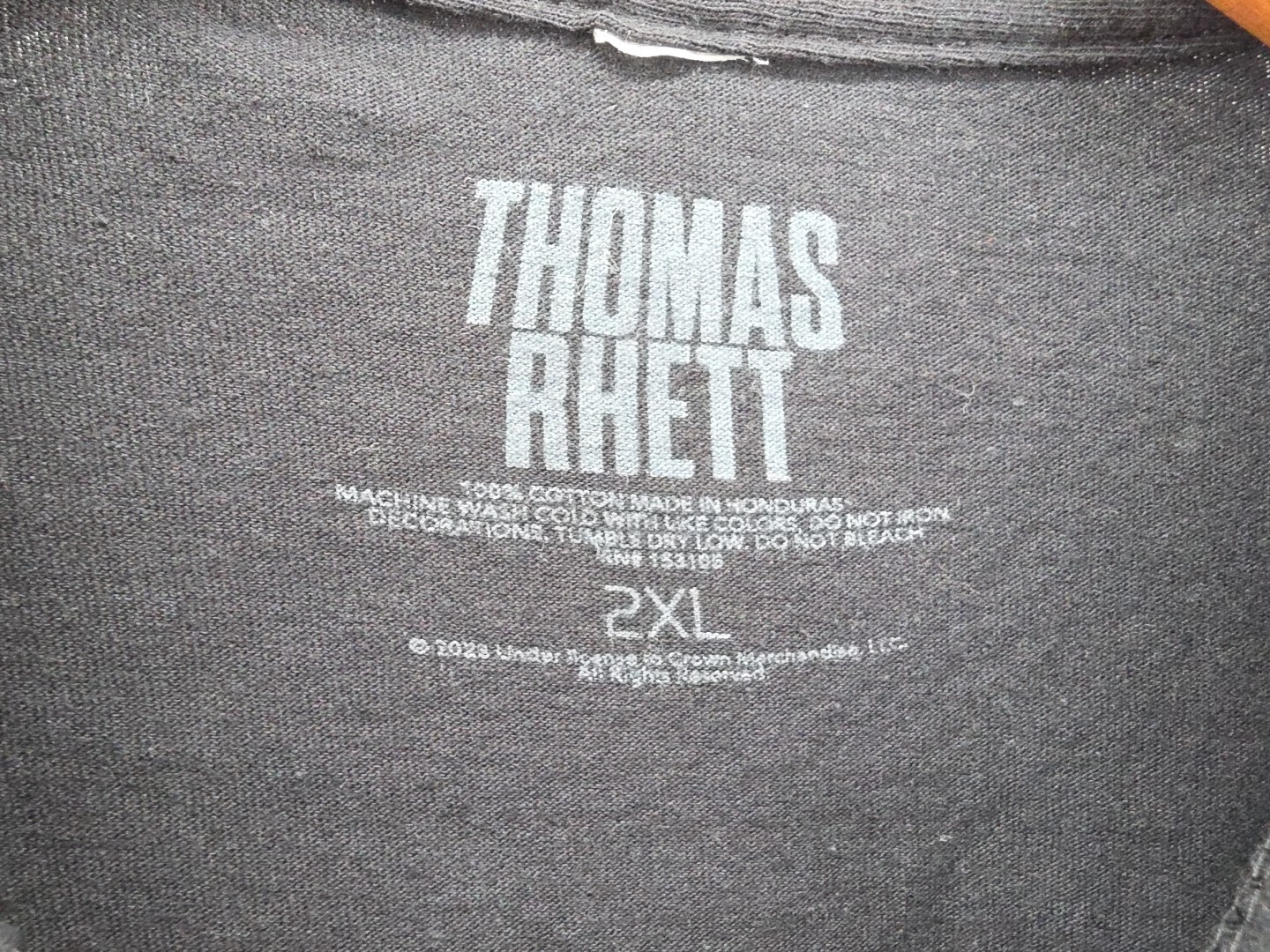 Thomas Rhett 2023 Home Team Tour Shirt – Black Graphic Country Concert Tee 2XL gallery