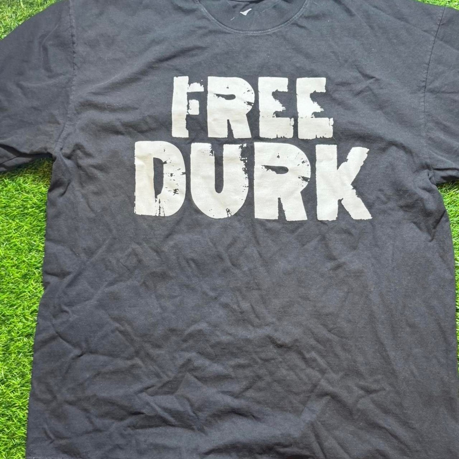 Lil Durk black Free Durk T-shirt Size L