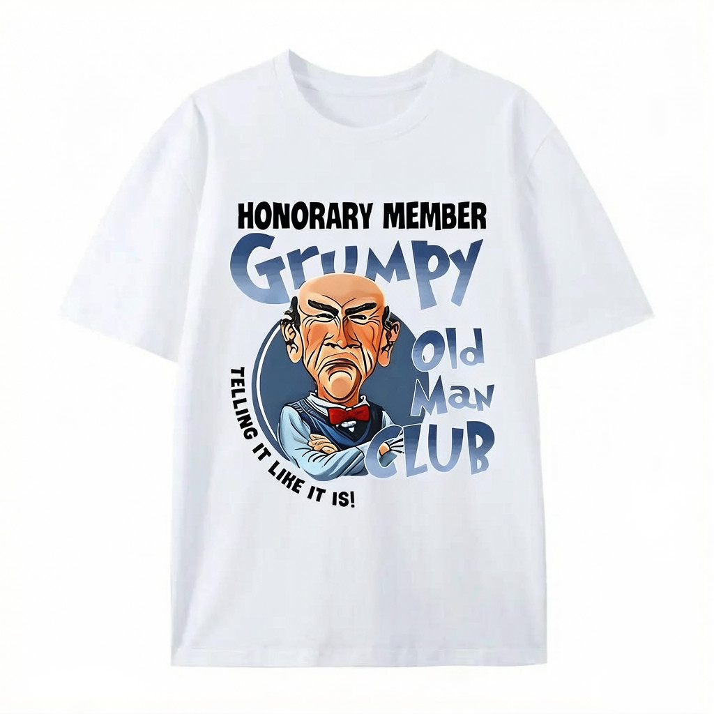 Men's Grumpy Old for Man Club Honorary Member T-Shirt（On Front） gallery