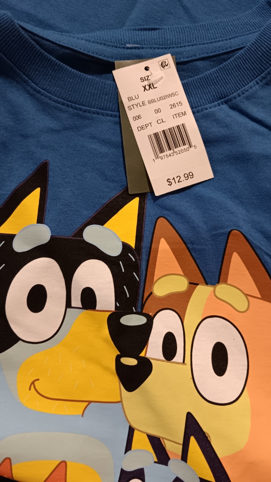 Bluey Unisex Adult T-shirt Size XXL | FAST FREE SHIPPING gallery