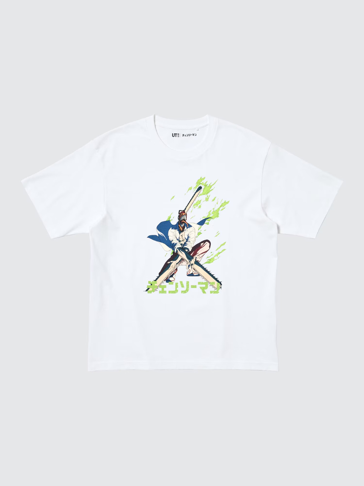NWT Uniqlo Chainsaw Man T-shirt White US Men Sizes XS, S, M, L, XL Pochita gallery