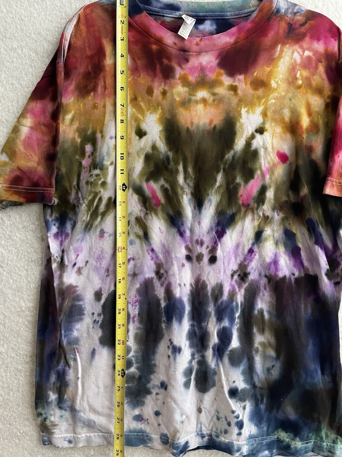 Handmade Tie Dye T-Shirt Men's Size Large Pre Washed gallery
