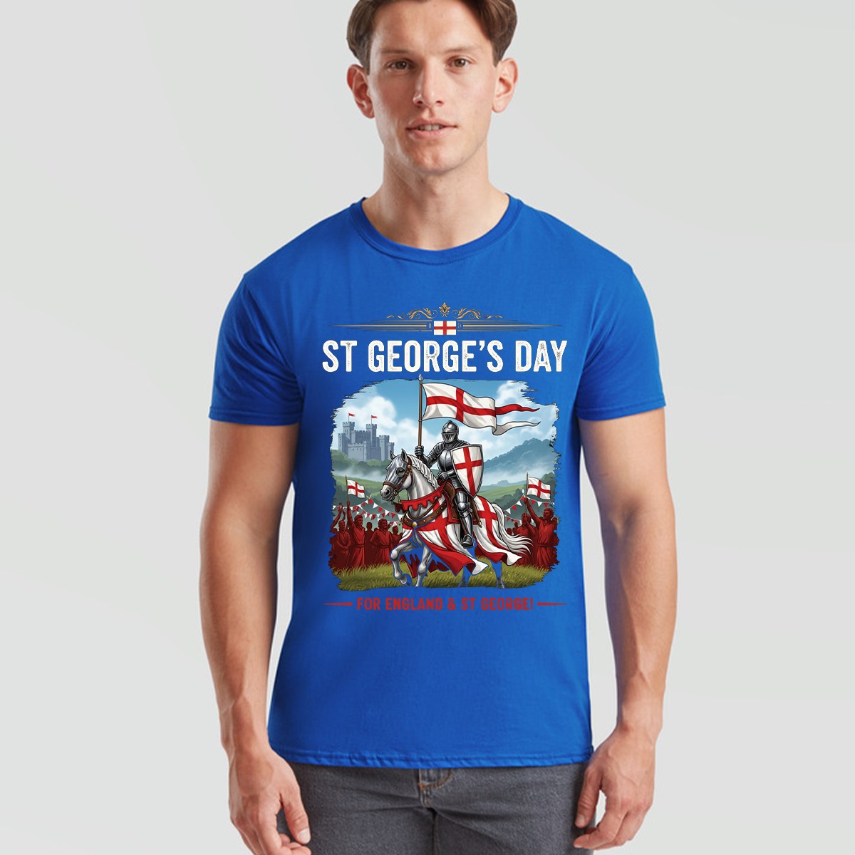 St Georges Day Outfit Idea Unisex Knight Horse Saint George Tshirt gallery