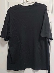 Men’s Murano Liquid Luxury ~ Cotton Black Crew Neck Short Sleeve T-Shirt ~ 2XT