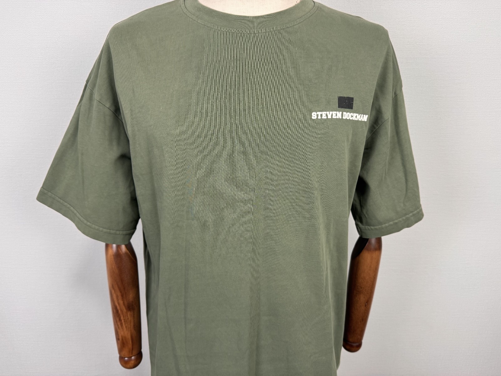 STEVEN DOCKMAN Green Big Dollars Print Short Sleeve Italian T-Shirt Sz M gallery