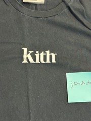 Kith classic script Shirt Size XL Used Vintage Black
