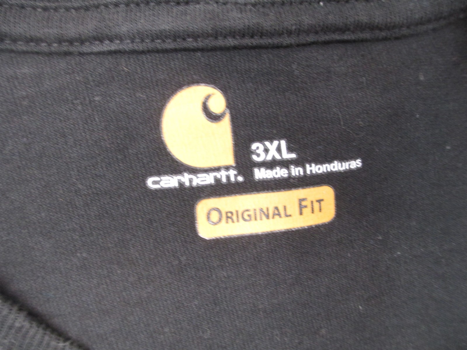 Carhartt Size 3XL Mens Black 100% Cotton Short Sleeve Utility Work TShirt 176 gallery