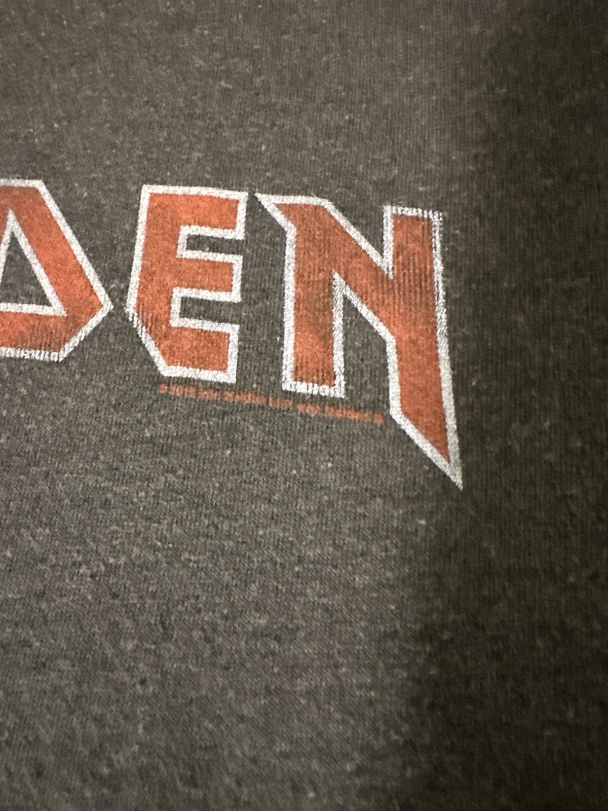 Iron Maiden Logo Shirt Medium Official gallery