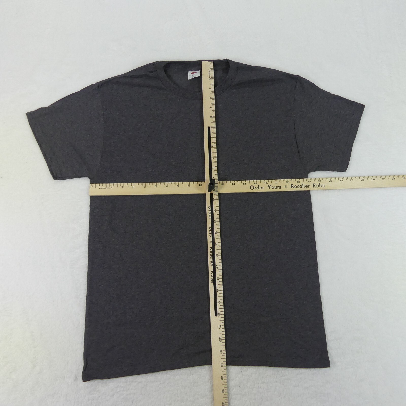 Hanes Shirts Mens Medium Grey Short Sleeve Cotton Blend Set Of 4 gallery