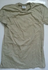 New Unissued US Military Surplus Men’s Undershirts / T-Shirts – Sand