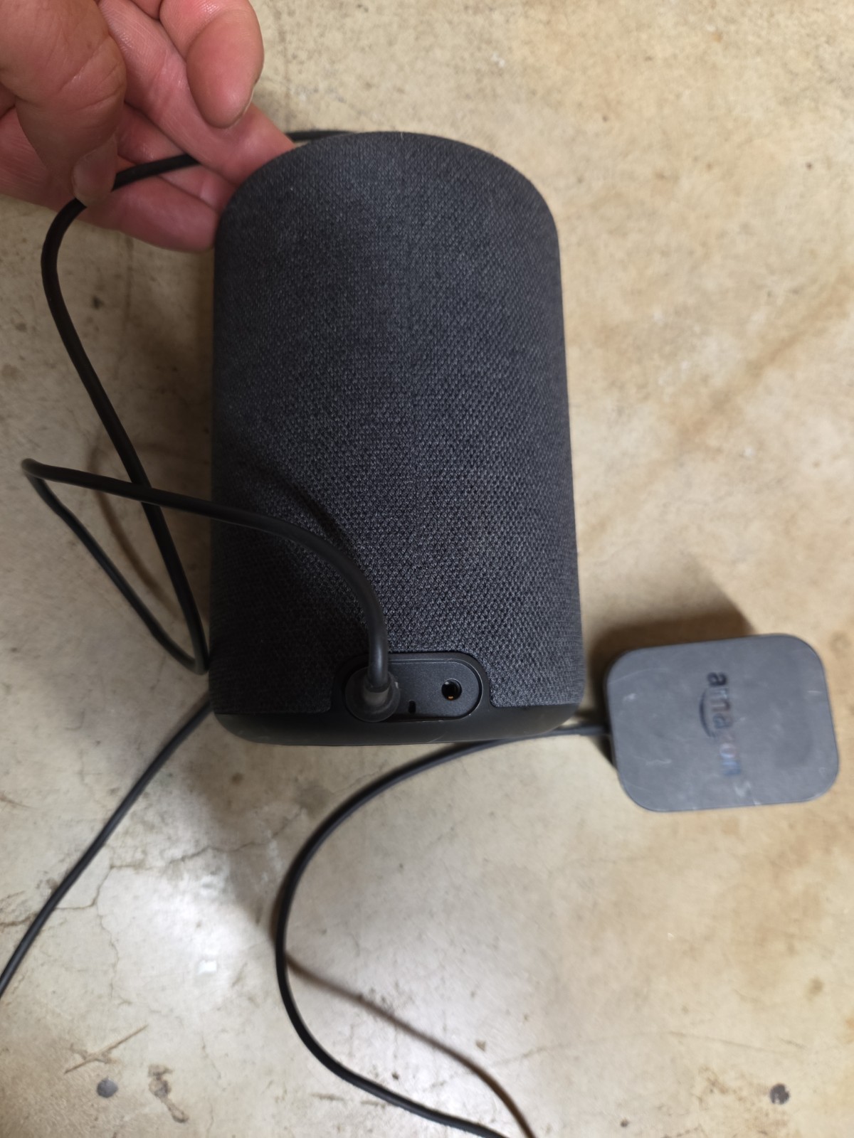 Amazon Echo 3rd Gen R9P2A5  Smart Speaker with cord  tested works free ship