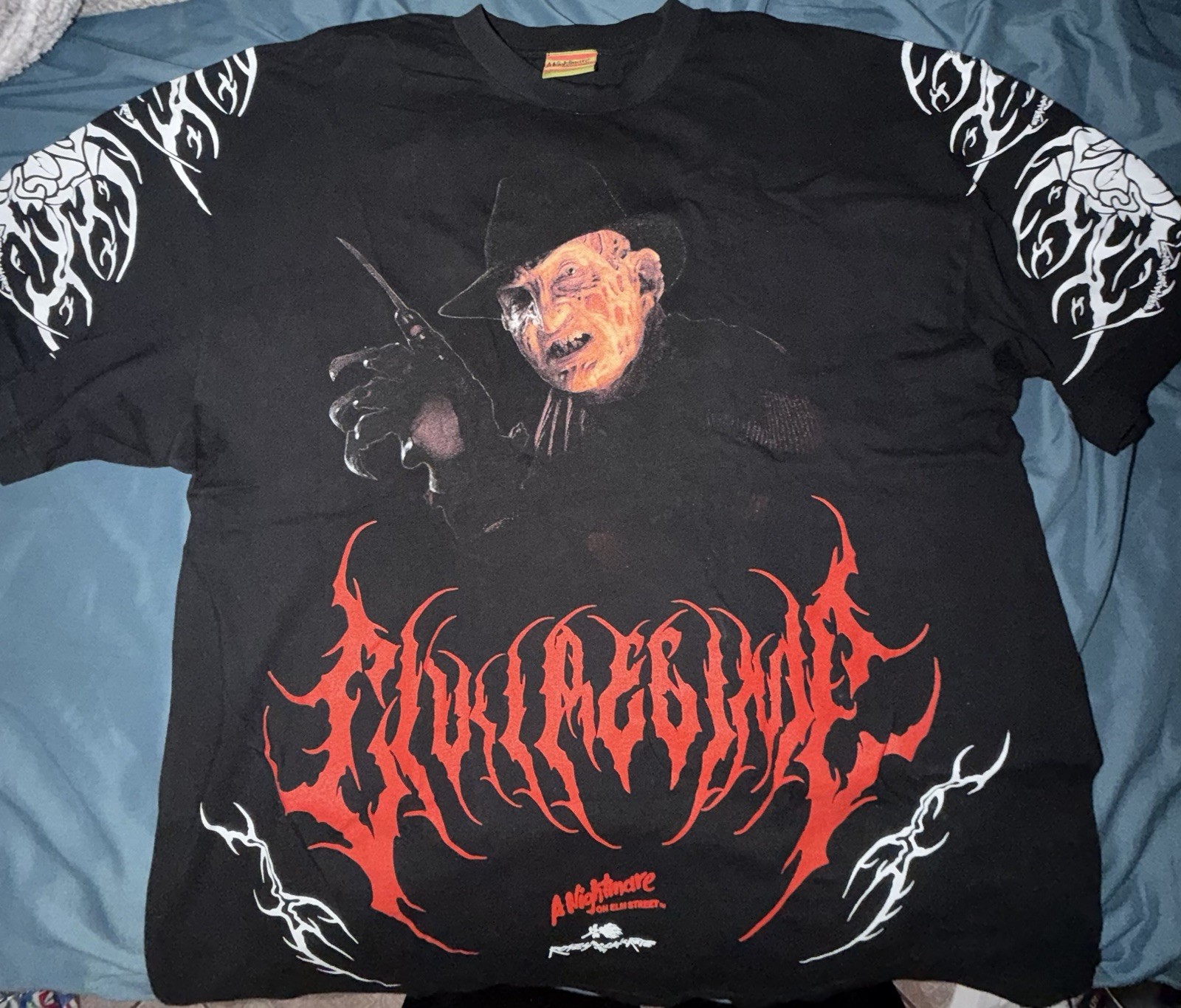 Civil Regime Freddy Krueger A Nightmare on Elm Street Tee Black Double-Sided L gallery