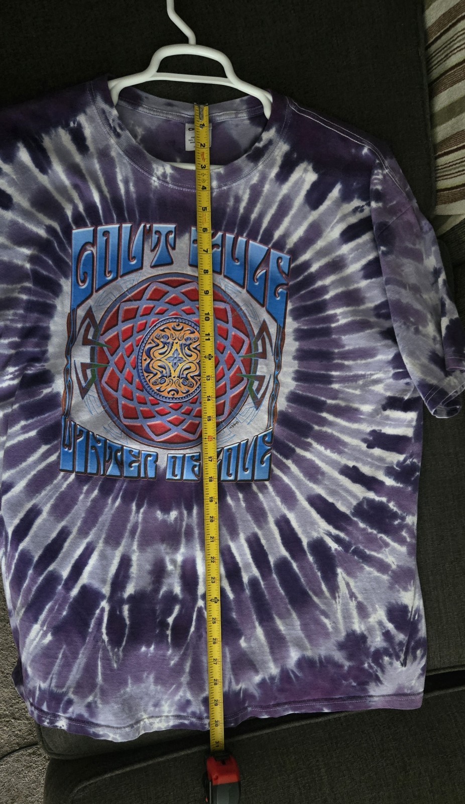 Gov't Mule Winter of Love Concert T Shirt Tie Dye Purple Anvil 3XL 100% Cotton gallery