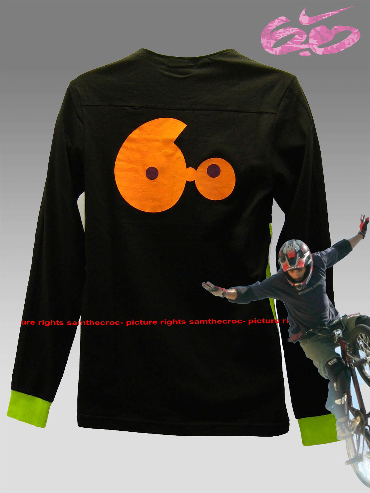 New NIKE 6.0 BMX Tailwhip Cotton Tee Shirt T Shirt Black Adults S gallery