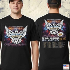 New Arrival Triumph Band 50th Anniversary 2026 Tour T shirt
