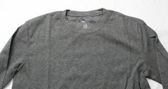 Blue Ice Men’s Soild Long Sleeve Waffle Knit T-Shirt CN6 Charcoal Large NWT