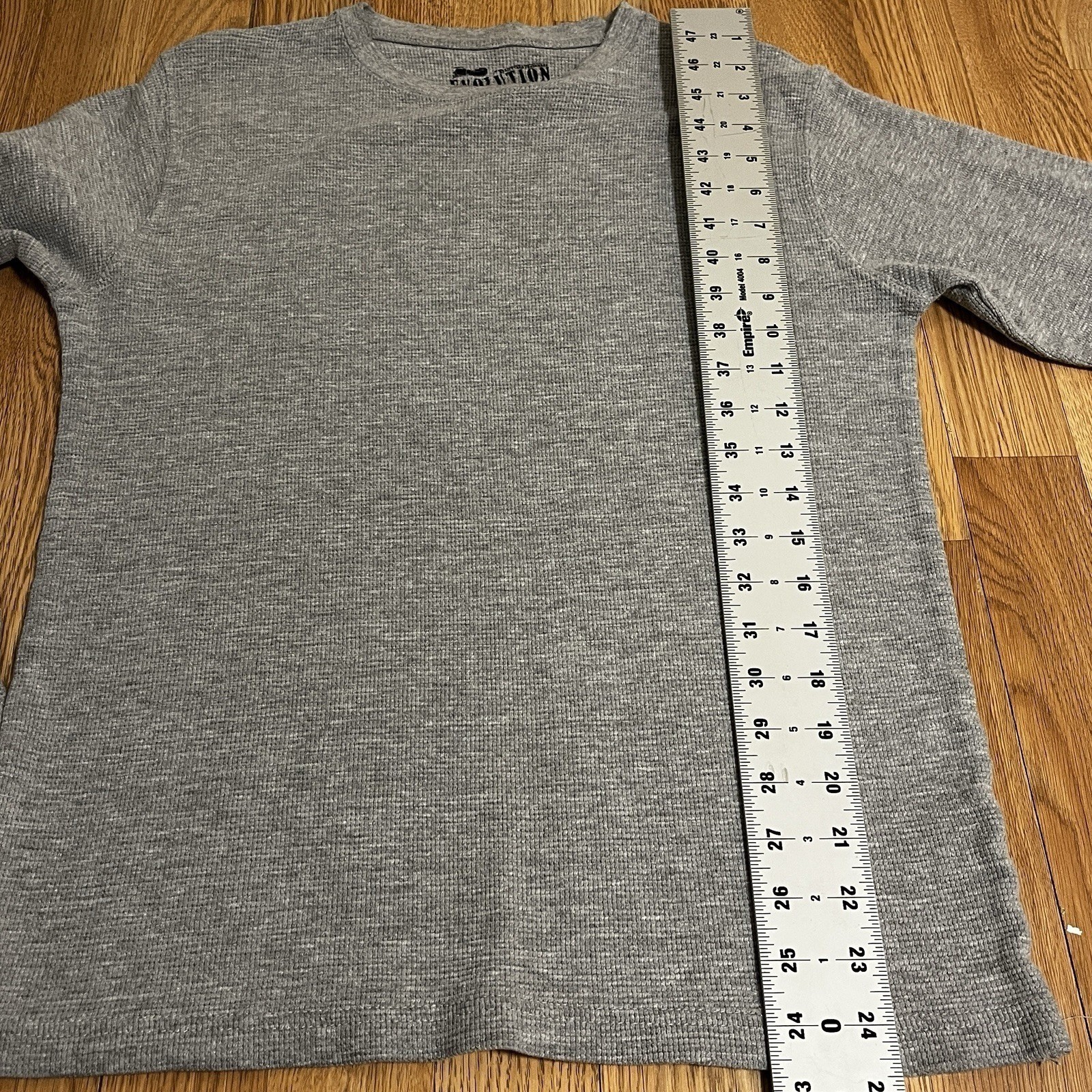 2 Pack Evolution In Design Waffle Knit Thermal Shirt M Brown Grey Minimalist gallery