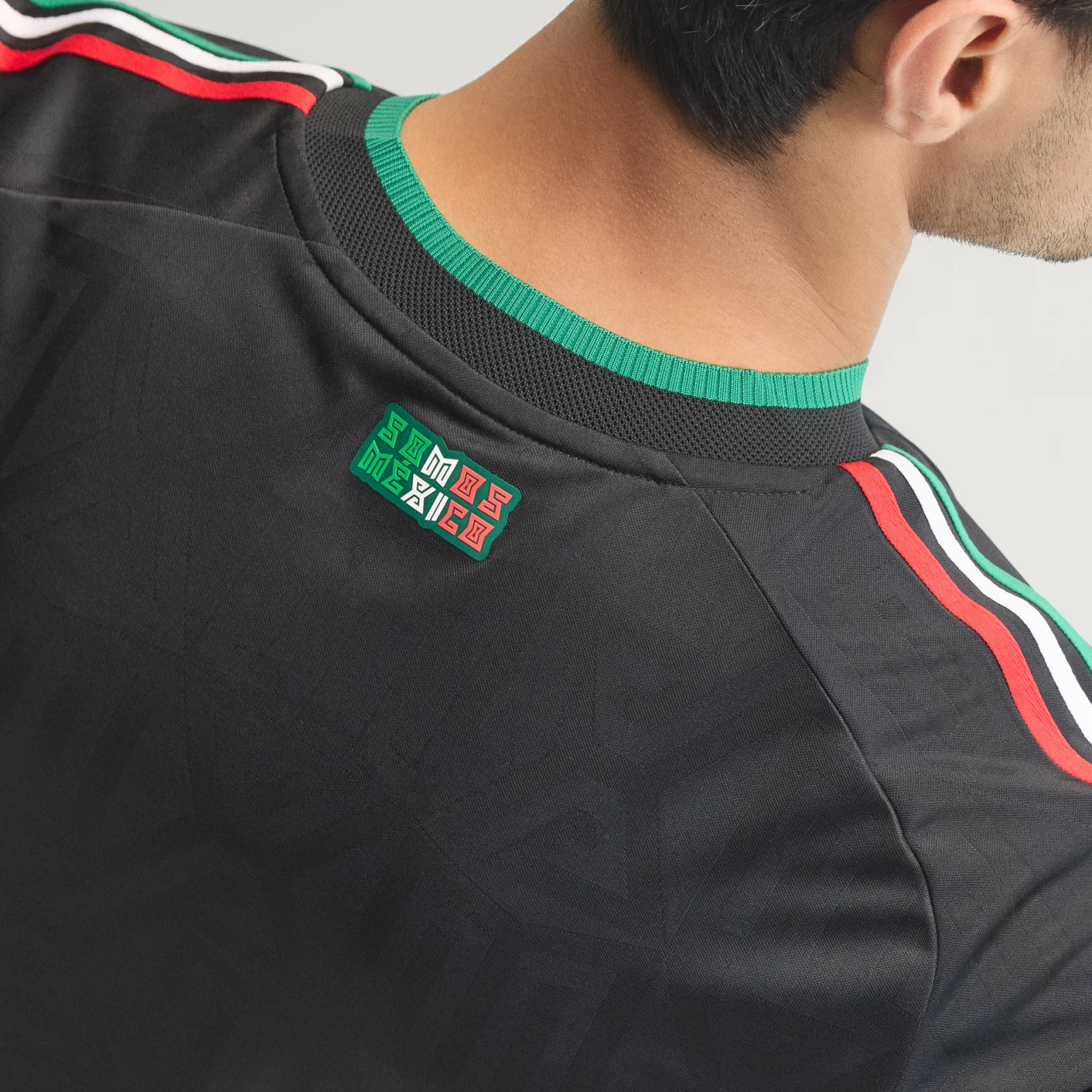 Adidas Mexico T Shirts Men's Black Crew Neck Moderate JL8546 Size gallery