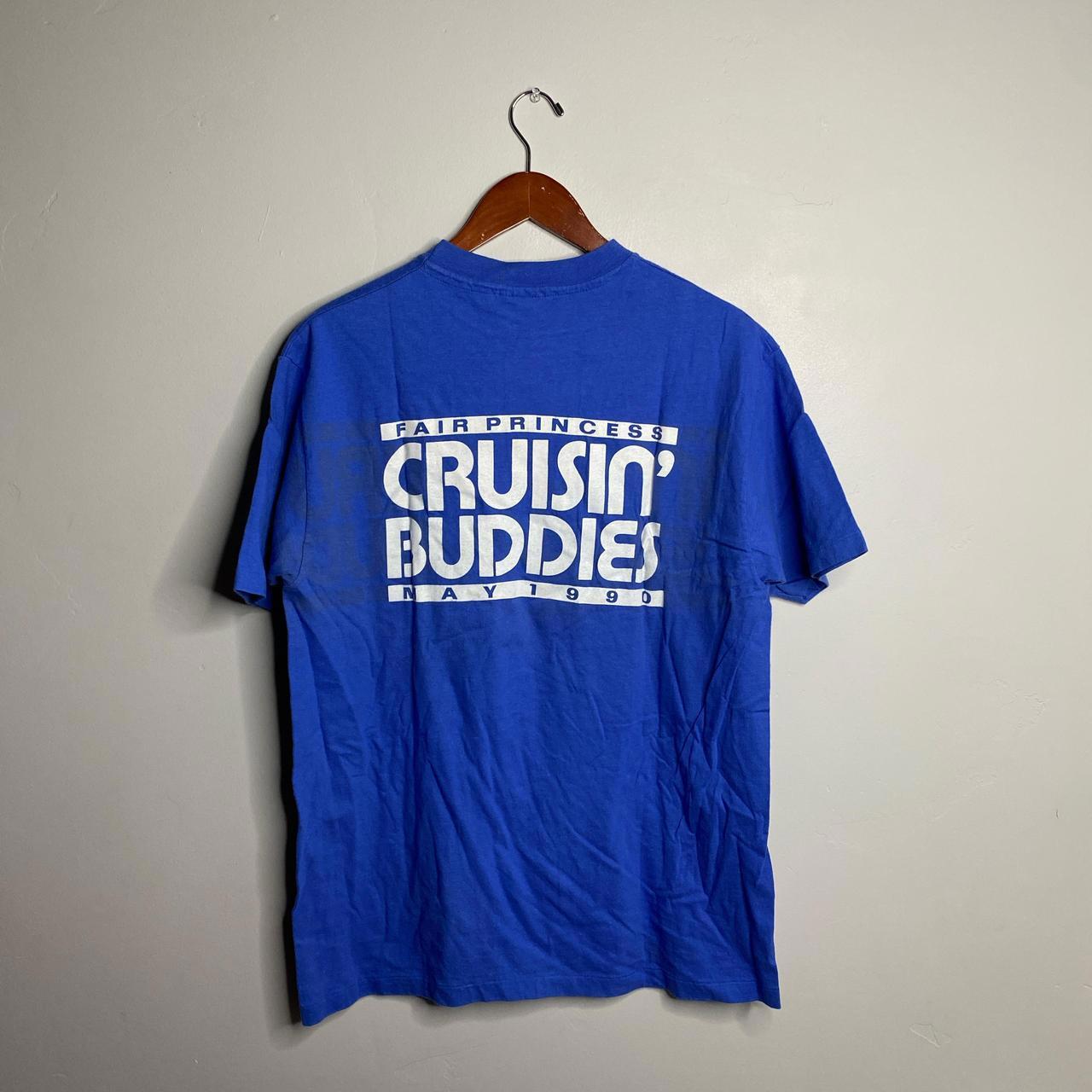 90s vintage single stitch blue beehive Bonneville anchor Tee gallery