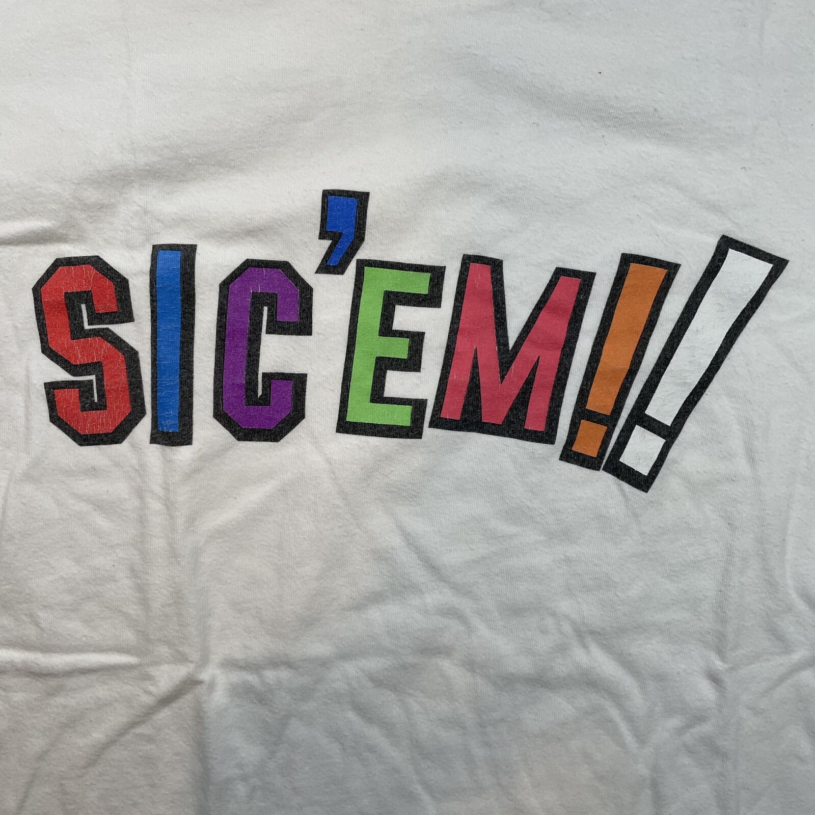 Supreme x WTAPS Sic'em T-shirt 2021 White Men's XL Double-Sided gallery