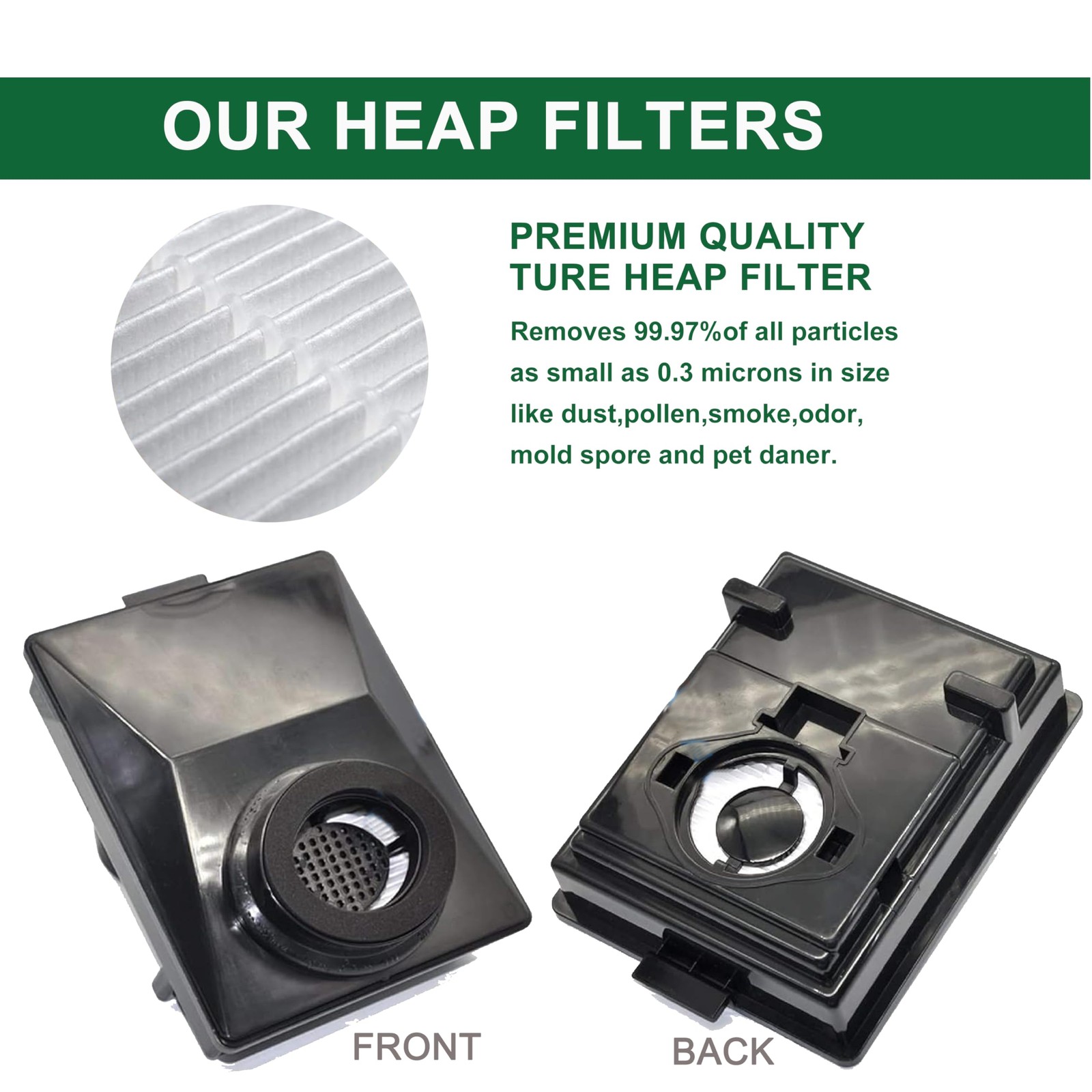 2Pcs Compatible With Rainbow E2 HEPA Style Filters Fits E2-Series, Compatible…