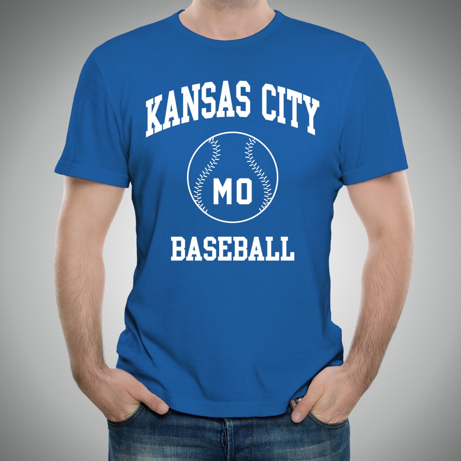 Kansas City Classic Baseball Arch - Hometown Sports Team Unisex T-Shirt gallery