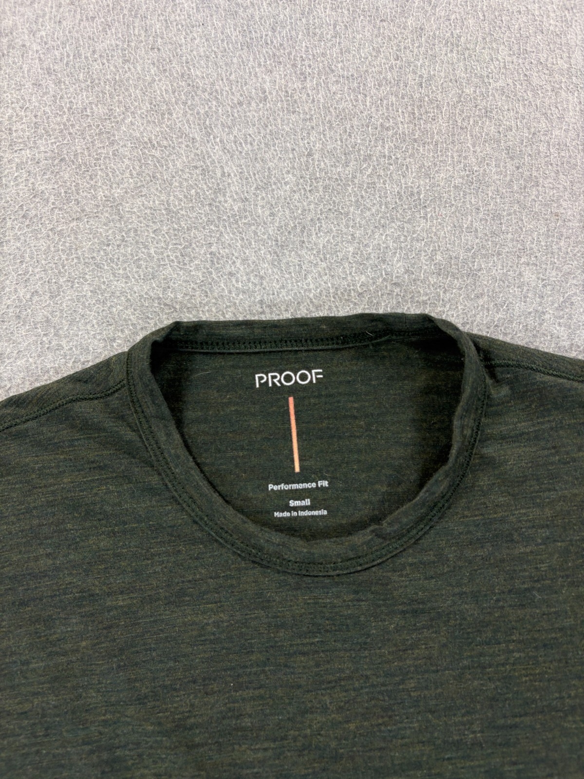 Proof Huckberry 72 Hour Merino Tee Shirt (Men's Small) Green gallery