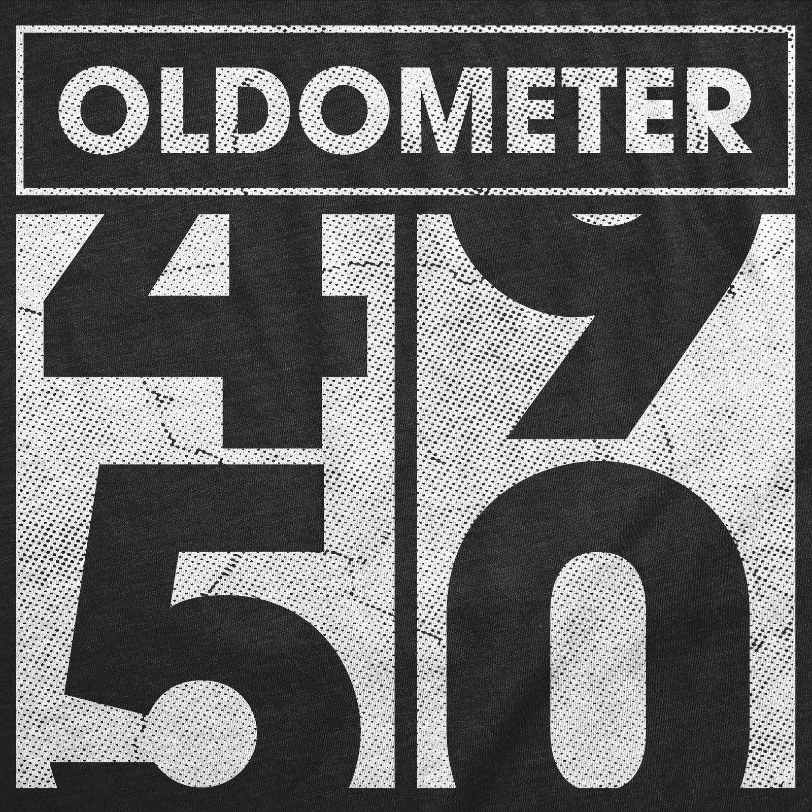 Mens Funny T Shirts Oldometer 49 to 50 Sarcastic Old Person Graphic Novelty Tee gallery