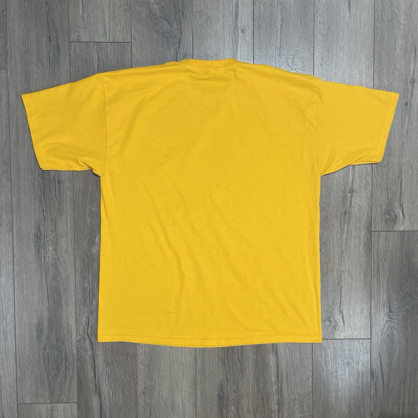 Vintage Cow Air Show Oshkosh Wisconsin Persick T Shirt Gilden Sz XL Gold Yellow gallery