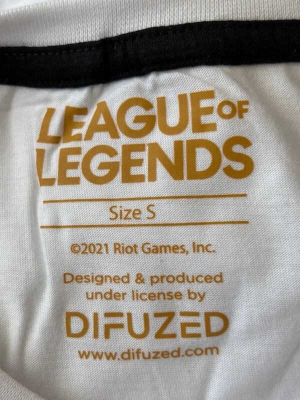 League of Legends T-Shirt White Size Small Official Riot Games x Difuzed Gaming gallery