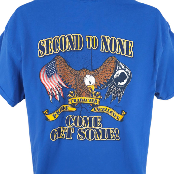 322nd Training Squadron T Shirt Mens Size Large Blue Second To None Get Some gallery
