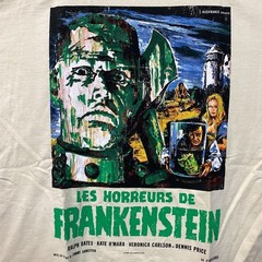 Frankenstein “Les Horreurs De Frankenstein” Horror Graphic T-Shirt XL