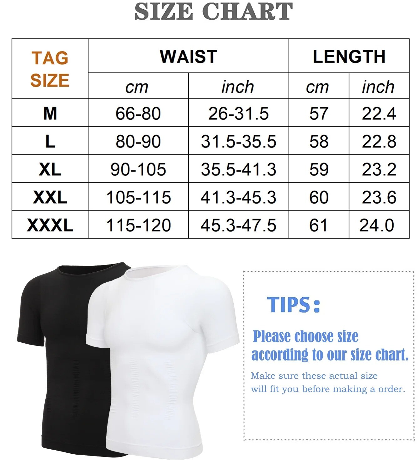 2 Pack Men Compression Slimming Body Shaper Tummy Control Vest Workout Tank Tops gallery