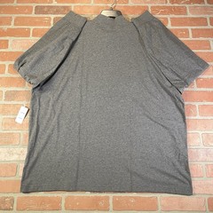 LL Bean Carefree Unshrinkable Turtleneck Mock Neck Charcoal Gray Men’s XXXL NWT