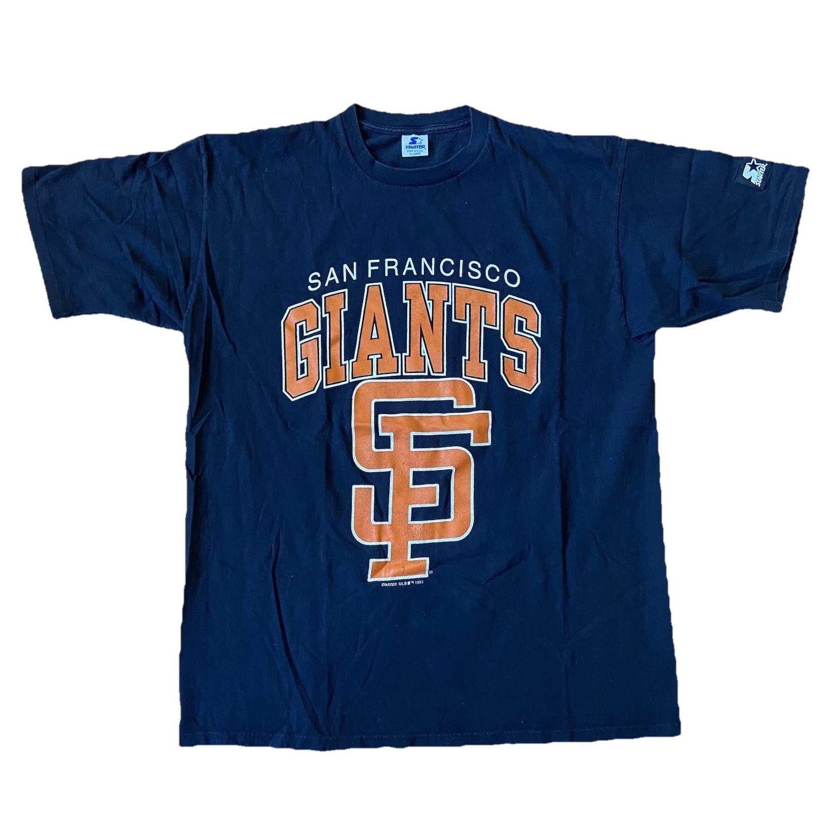 Vintage 1993 Single Stitched Made in USA Starter SF Giants Baseball Graphic Tee