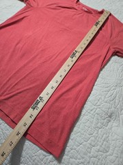 Rhone Mens Small Athletic Performance T Shirt Coral Heather Short Sleeve
