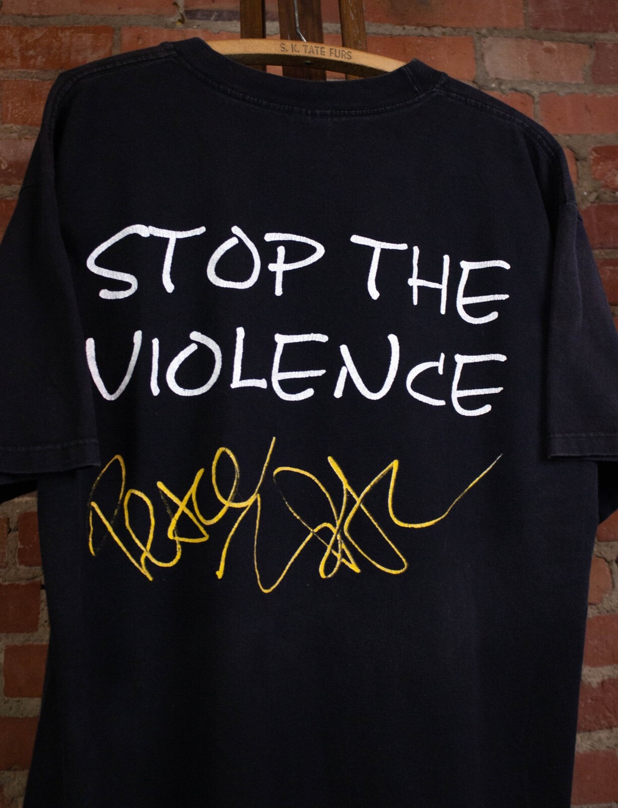 Vintage 2pac 1997 Stop The Violence Rap T Shirt Black XL gallery