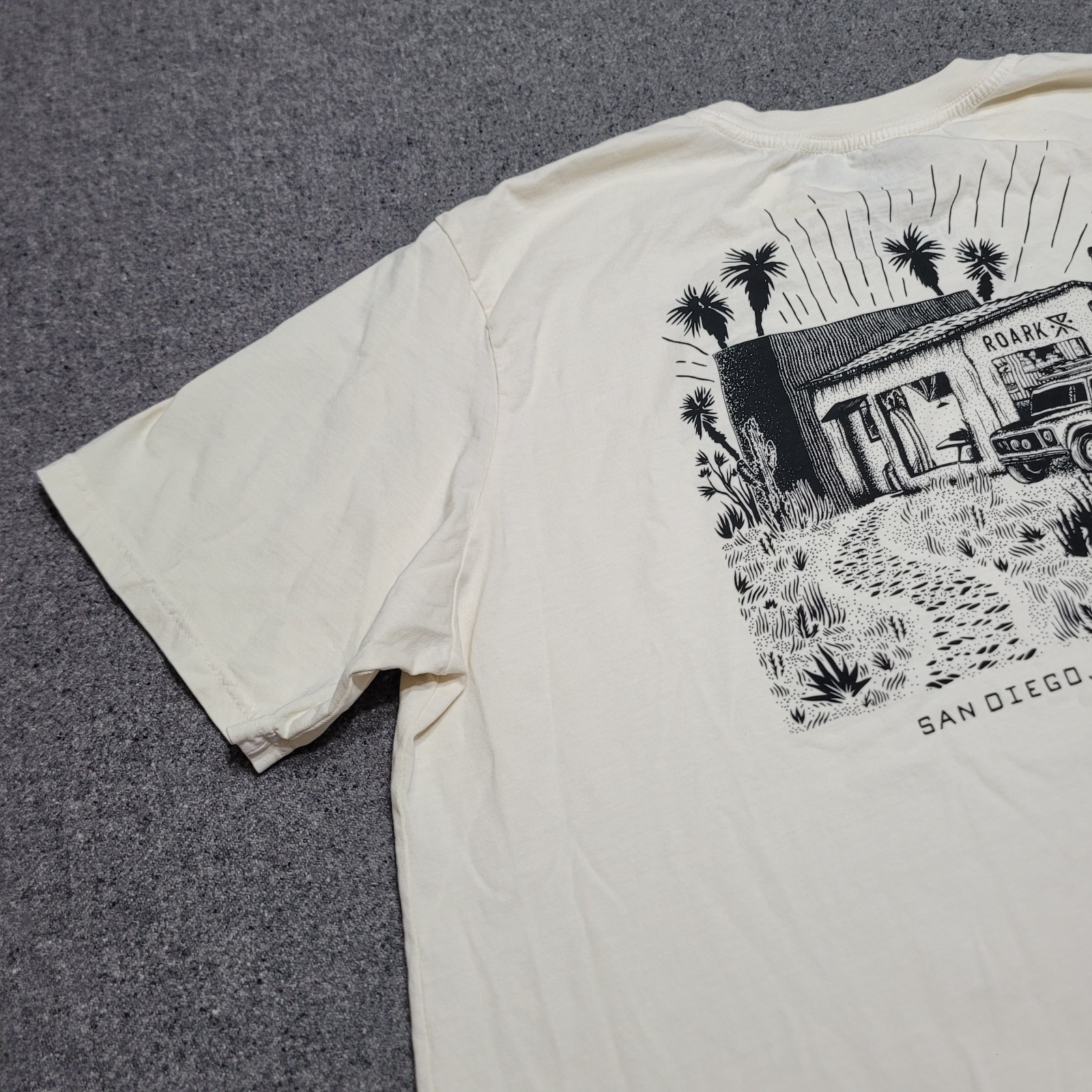 Roark Shirt Mens 2XL XXL Bone White San Diego Crewneck Travel Trail Hiking gallery