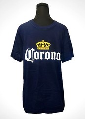 *BRAND NEW* Corona Extra Logo Graphic T-Shirt Navy Blue Size: Medium NWOT