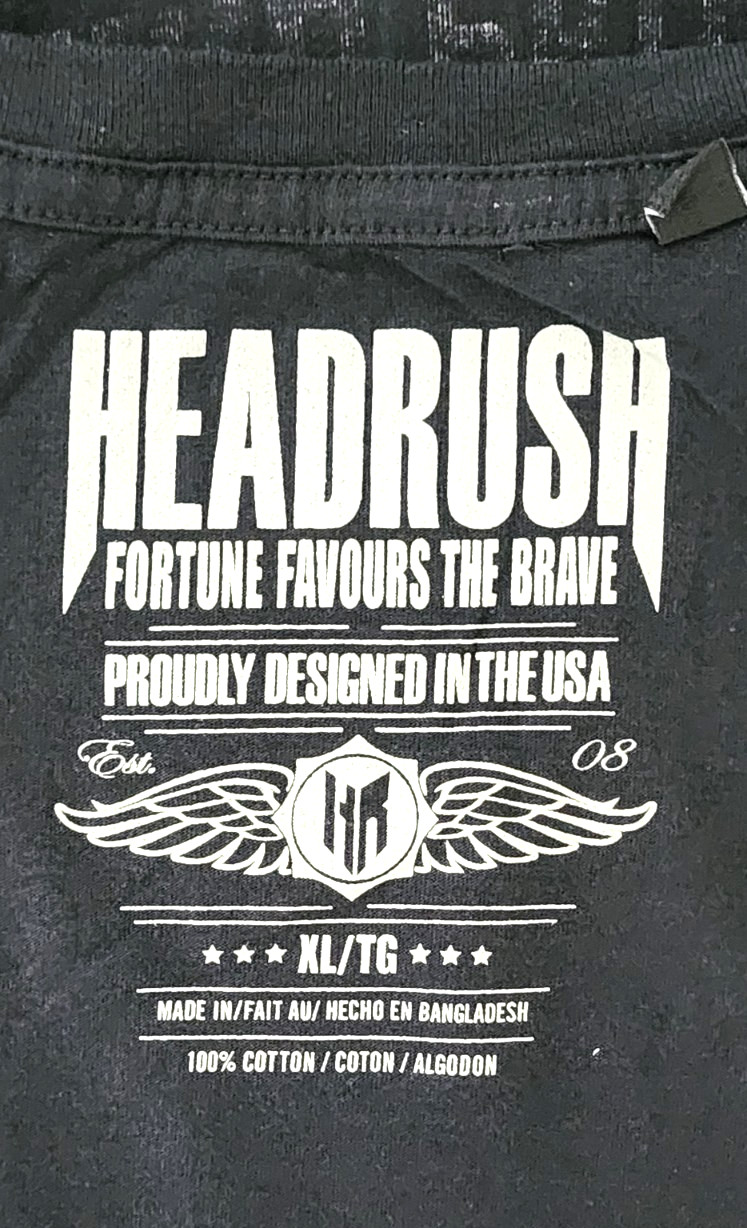 Headrush Meticulously Designed Cotton T Shirt Mens X -Large gallery