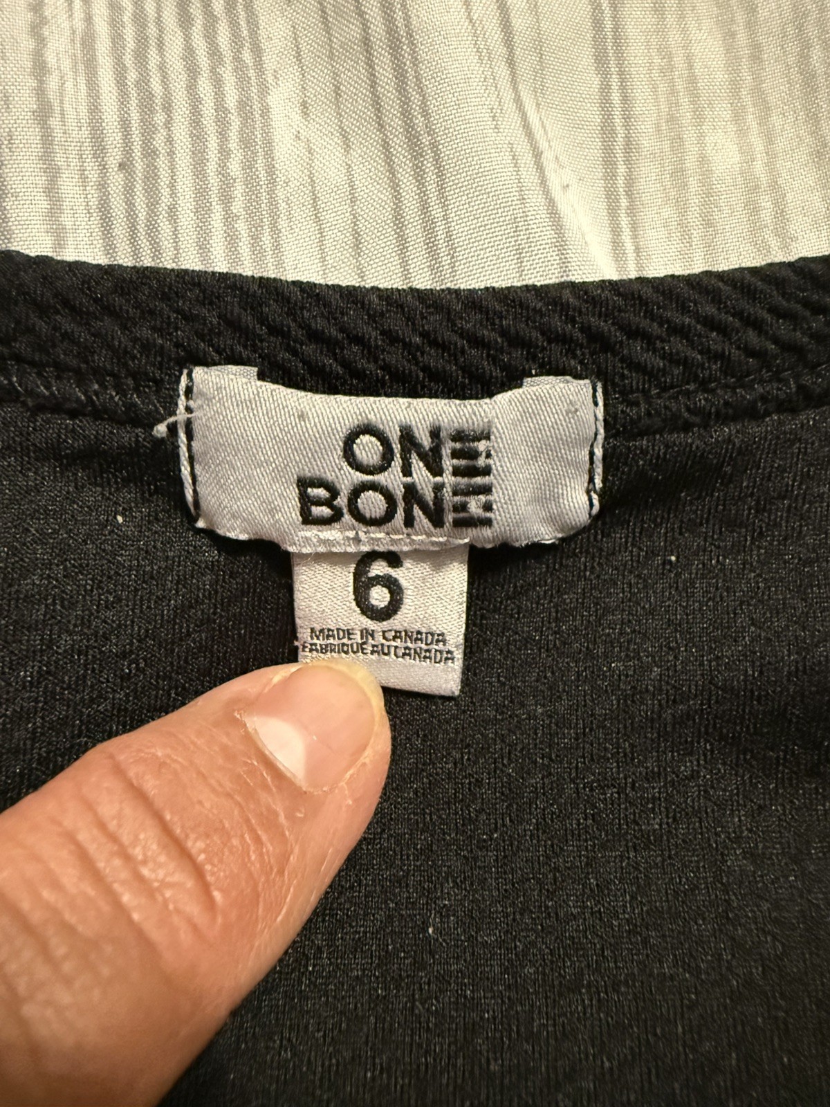 One Bone Bullet Men's 7XL Black Short Sleeve Shirt, Wrinkle-Free, Waffle Tee gallery