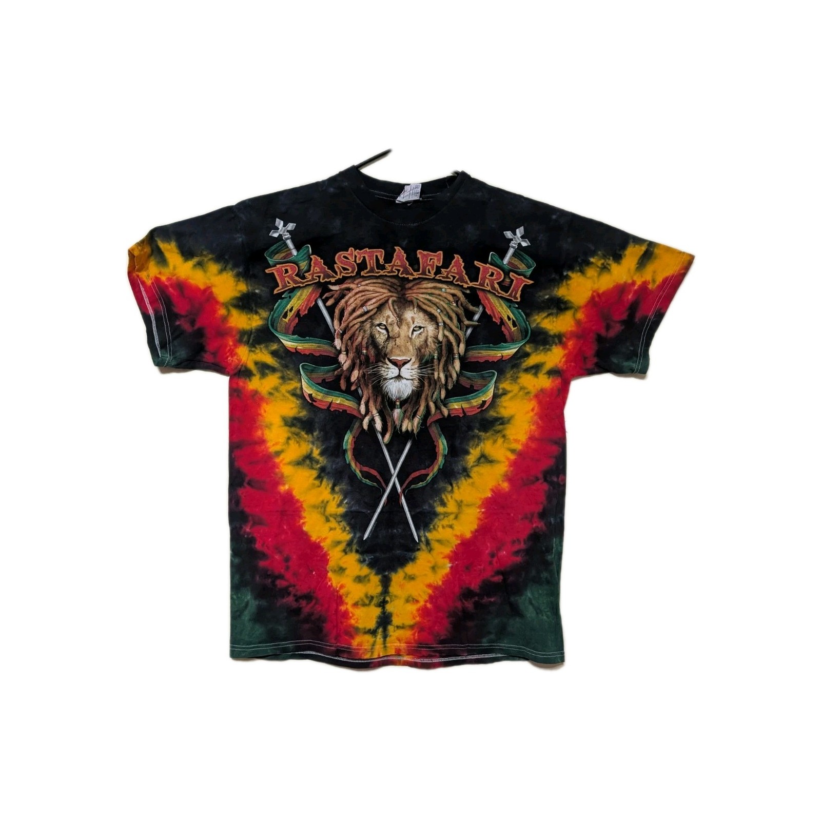 The Mountain Mens T-shirt Vintage Y2K Tie-Dye Rasta Fari Lion Delta Tag XL #6300 gallery
