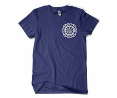 Personalized FireFighter Fire Department T-shirt Rescue Custom Any Text T-shirt