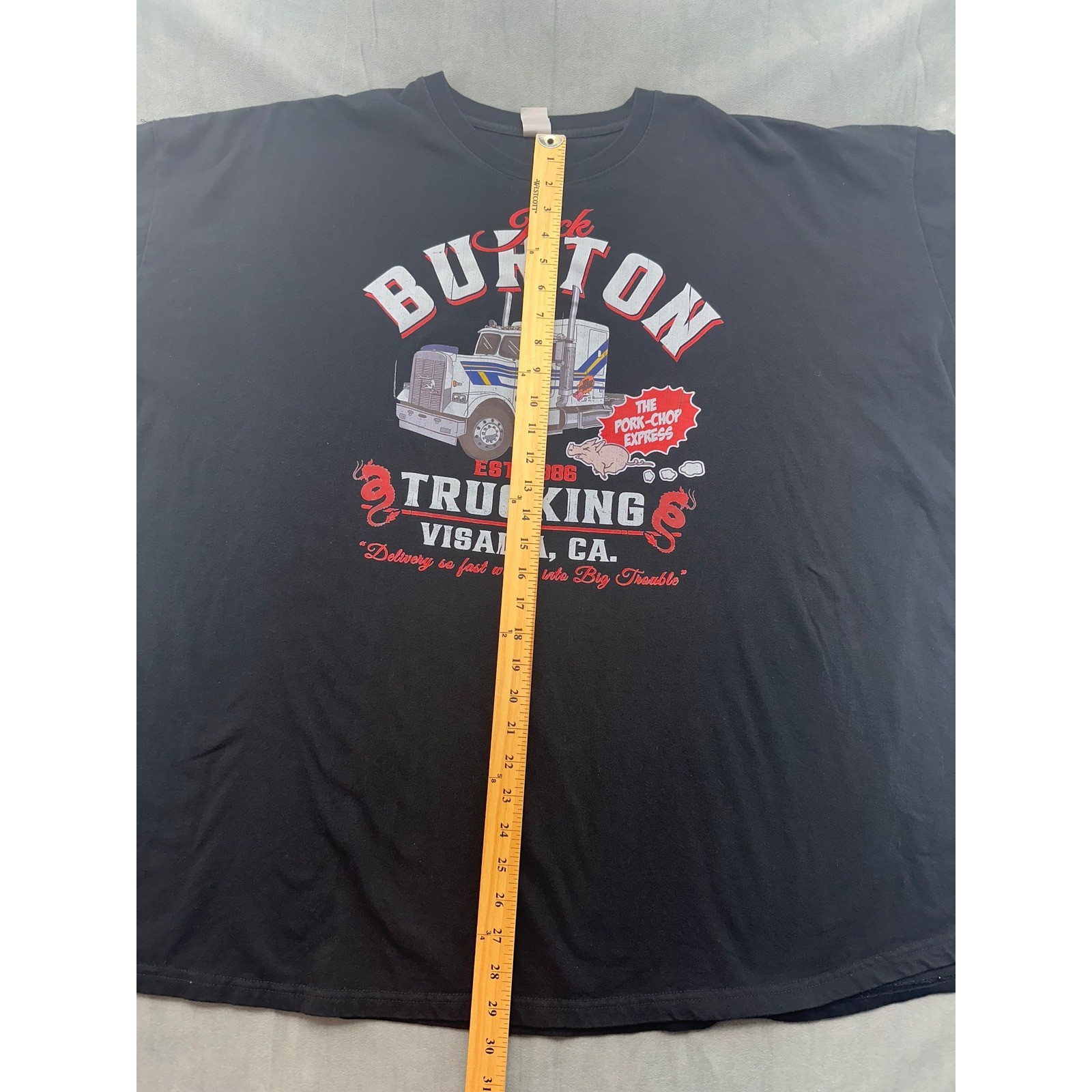 Big Trouble in Little China Jack Burton Trucking TShirt Black Mens 5XL Cotton gallery