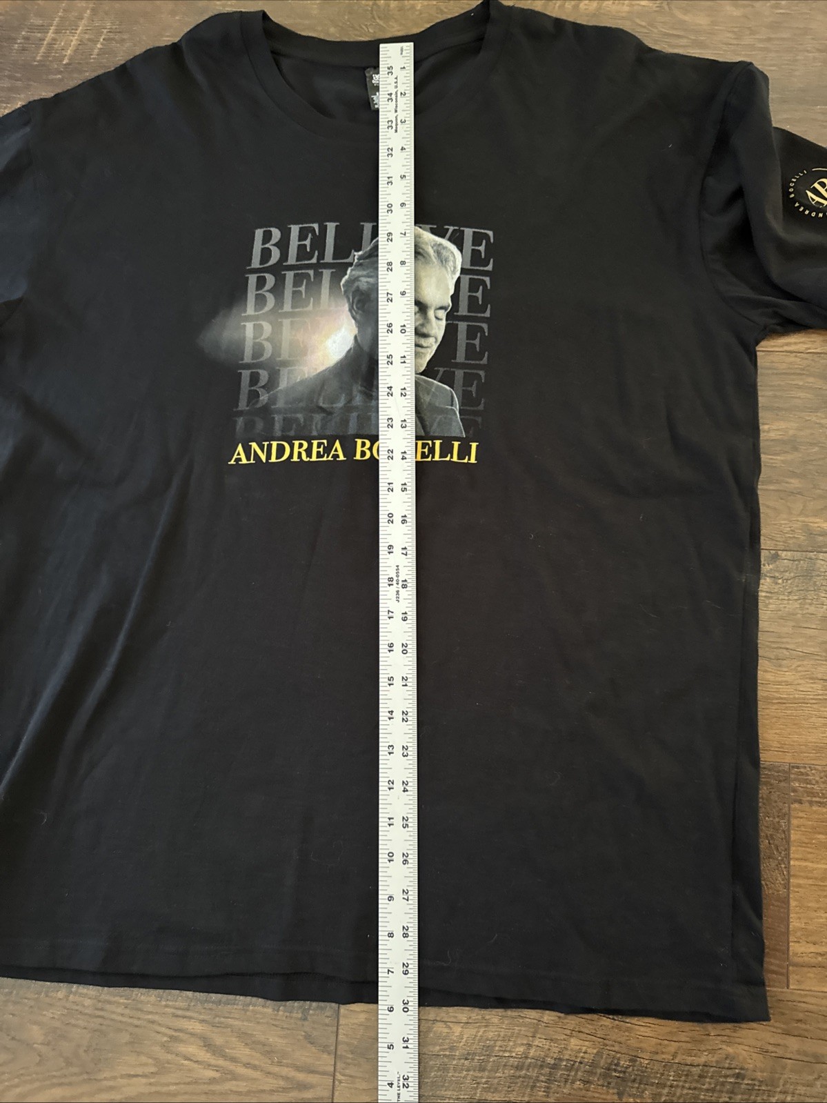 Andrea Bocelli Believe Tour 2021 TShirt Mens 2XL Official Merchandise NEW A3 gallery