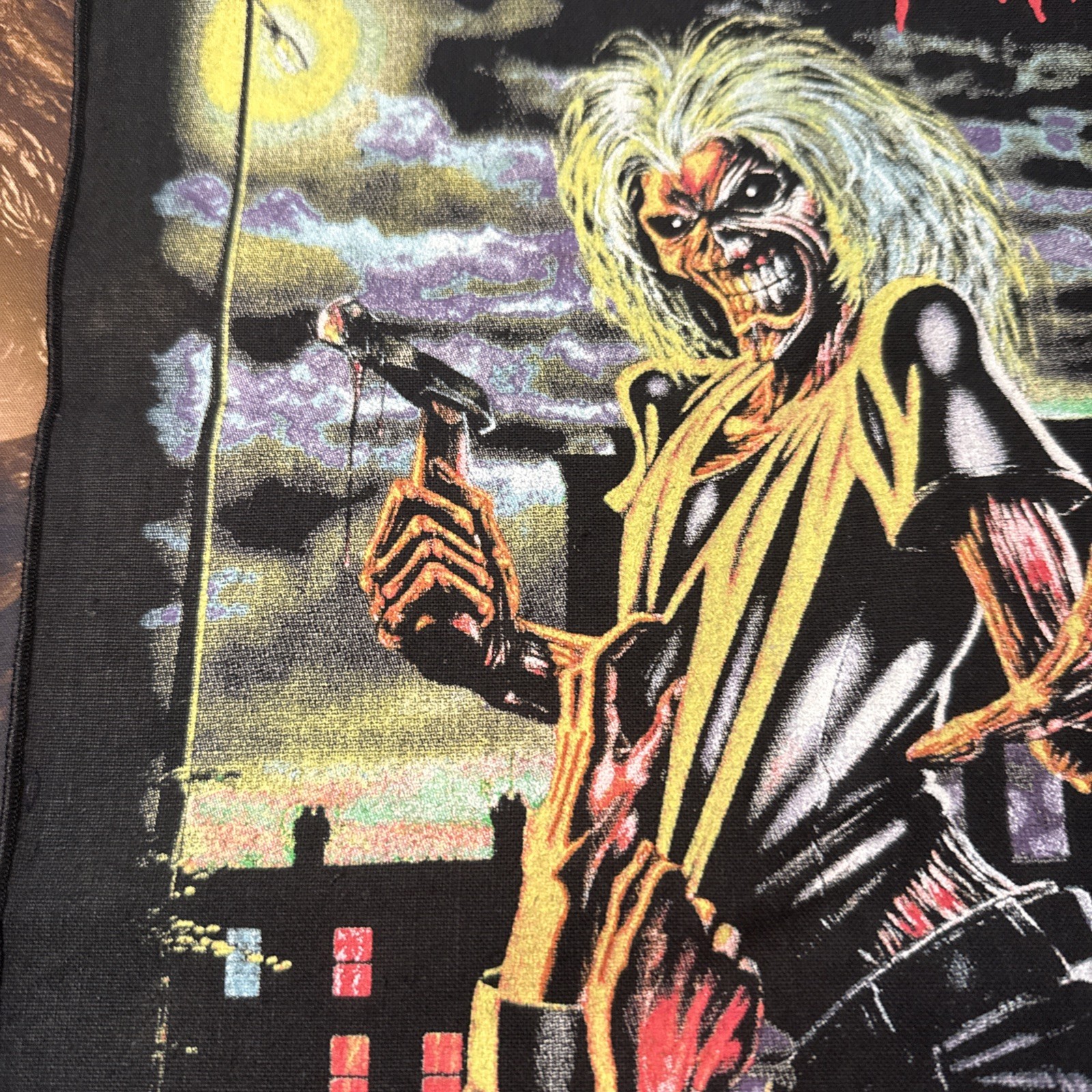Large IRON MAIDEN Licensed KILLERS Eddie Woven Sew On Battle Jacket BACK Patch gallery