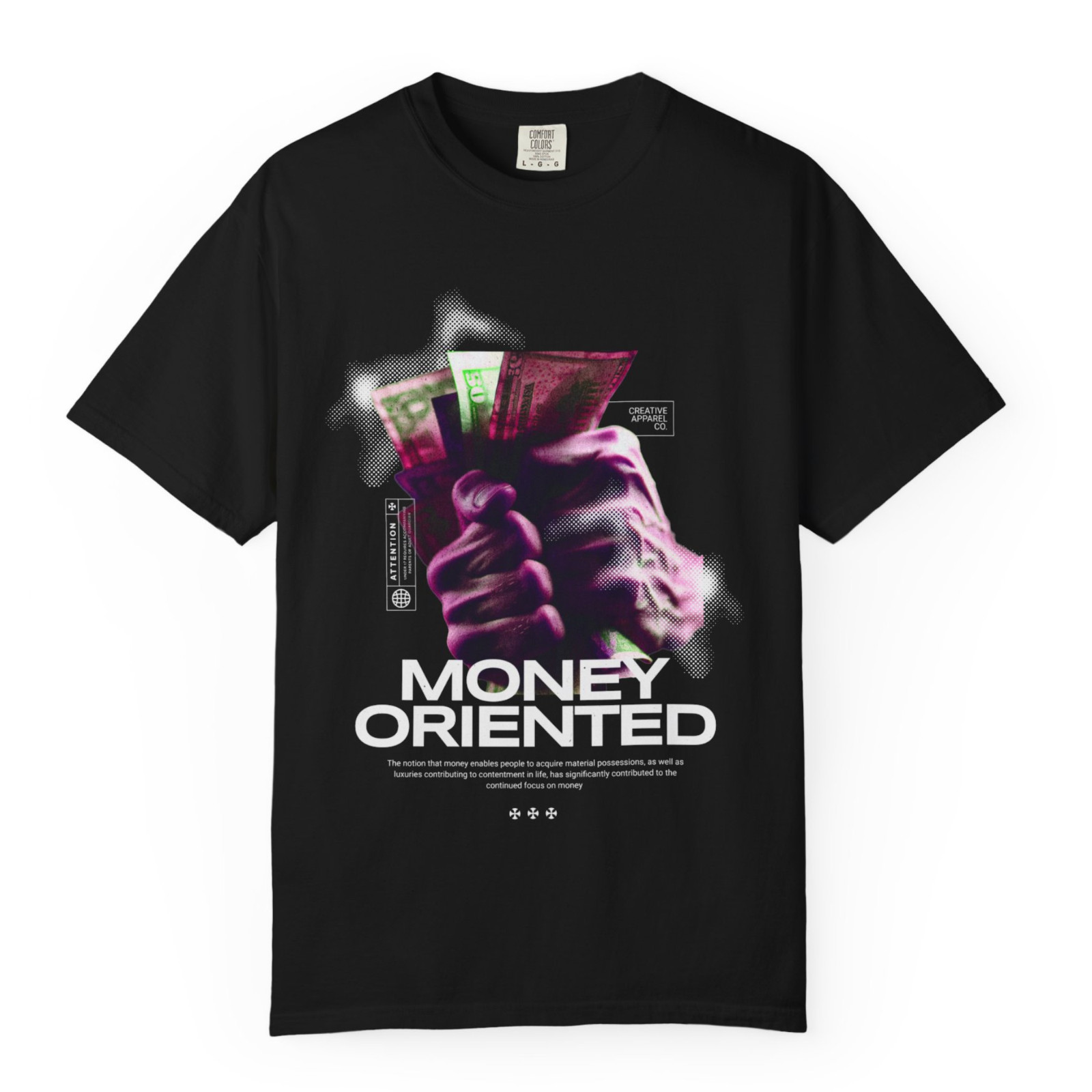 Money Oriented, Comfort Colors T Shirt, Graphic T Shirt, Unisex Streetwear Tee gallery