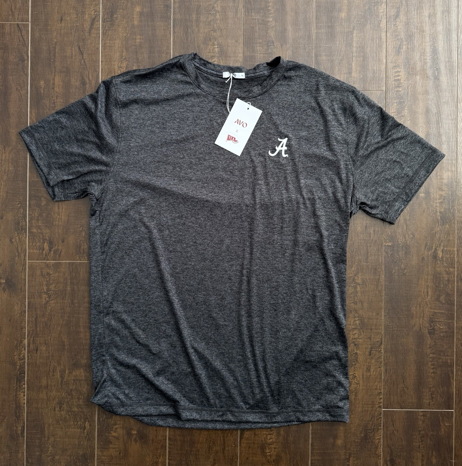 AVO x Yea Alabama – Men’s Logo Cloudknit Lounge Tee Mens in Charcoal Size XL